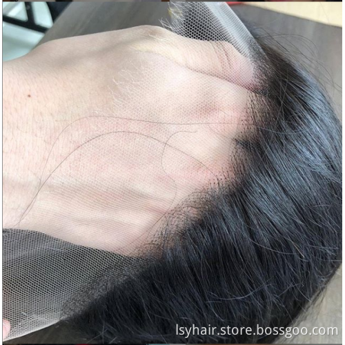 Top Quality Super Thin HD Swiss Lace Frontal Transparent Colour, Cuticle Aligned Invisible Natural Hd Lace Closure Frontal